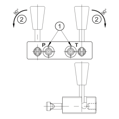Aufbauzeichnung der Kupplungsmechanikleiste (MKM)