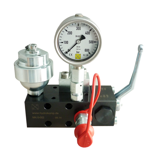 Manual coupling unit with ball valve