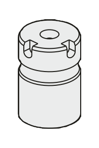 Spanneisenaufnahme: Zylinder (SPZ)